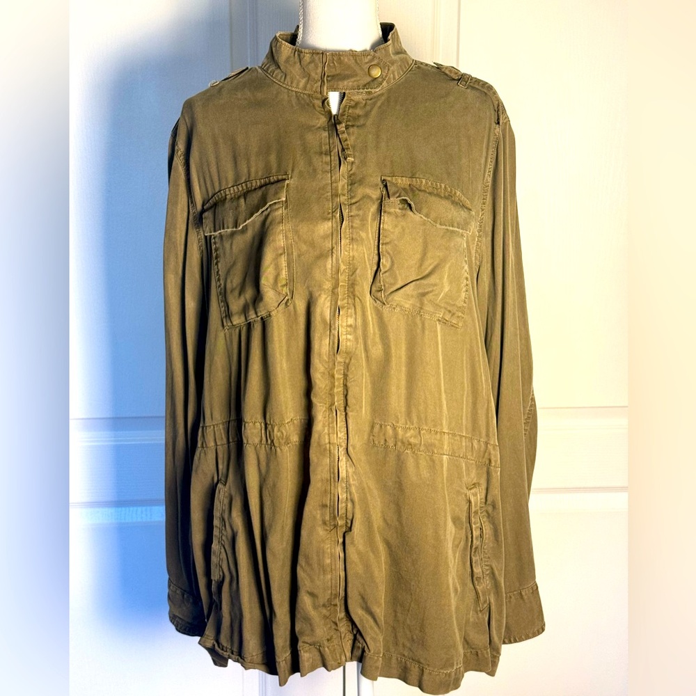 Women’s EVRI Olive Utility Jacket 2XL
